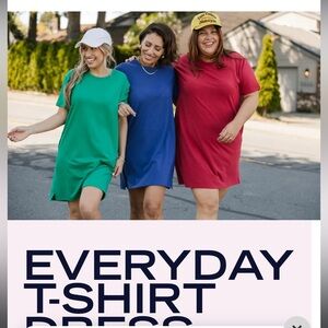 Smash + Tess The Everyday T-Shirt Dress Heather Gray xs like new POCKETS!!